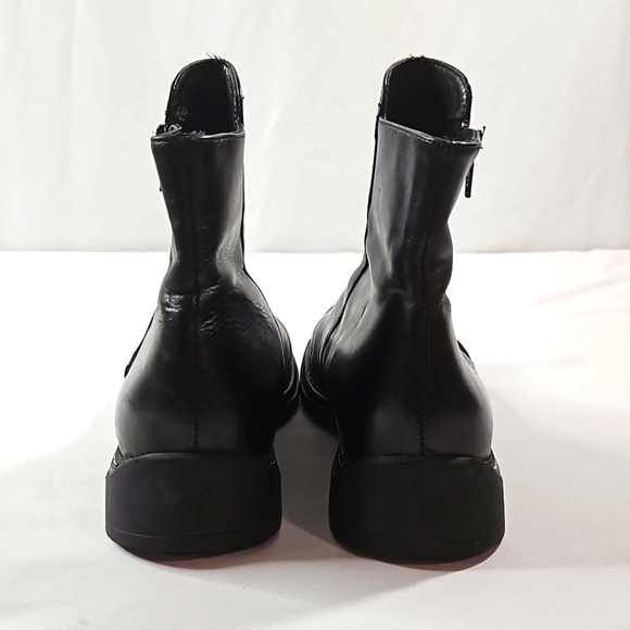 Kenneth Cole Reaction Black Leather Mens Boots Size 38 /6.5 - Picture 5 of 9